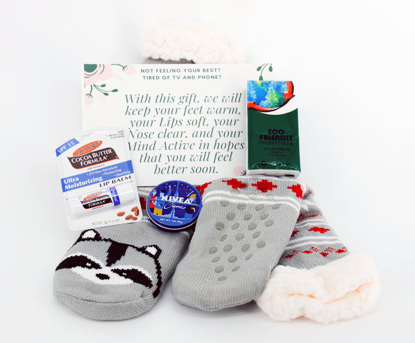 Get Well Gifts for Women Beat the Boredom Box Gift Basket with Get Wel